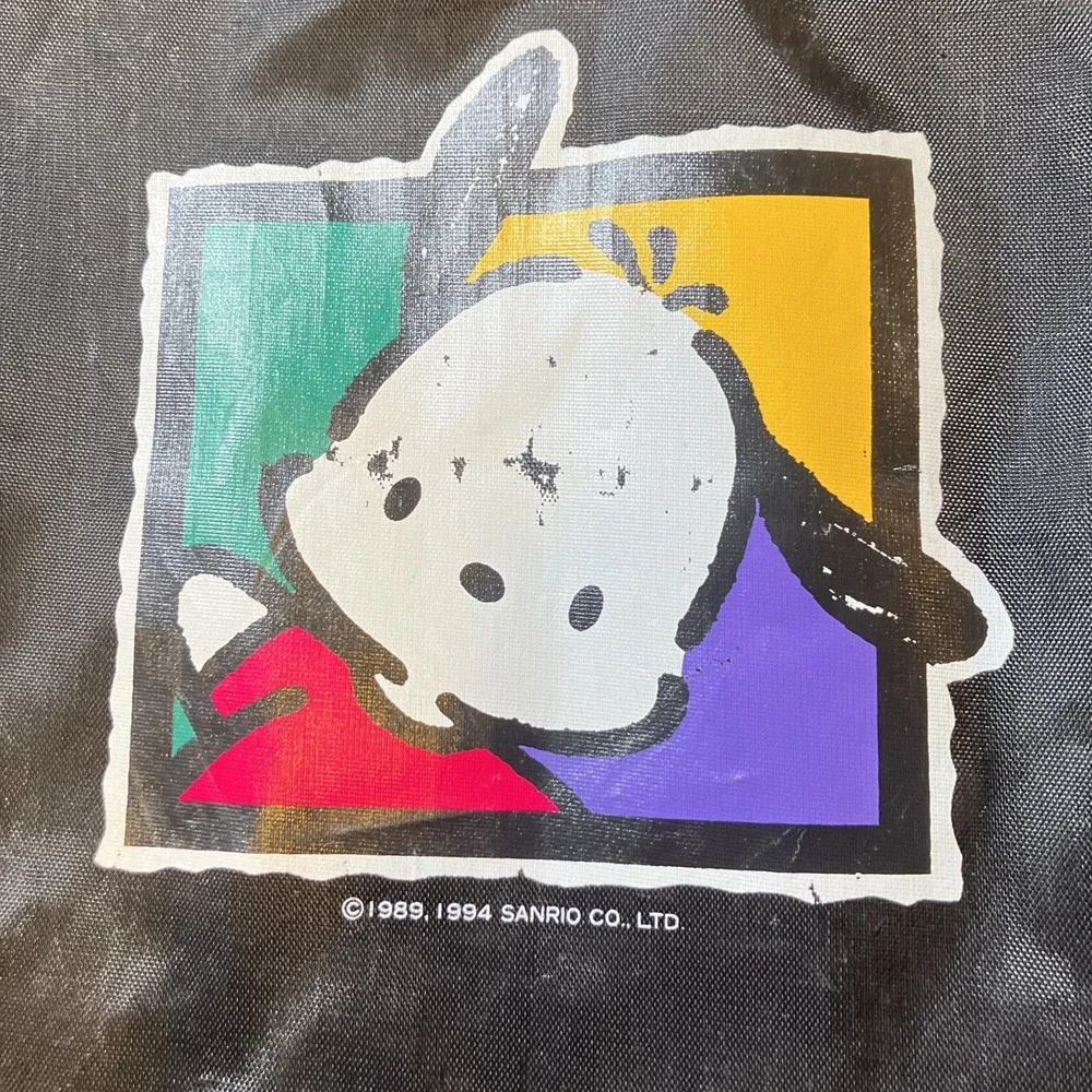 Vintage Sanrio‎ Pochacco Drawstring Bag 1994 Sanrio Co.. LTD